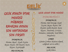 Tablet Screenshot of gelik.com.tr